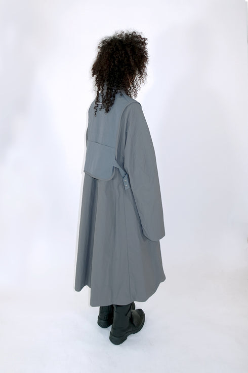 ECO GIL LONG COAT w/VEST -GRAY(BAMBOO CHARCOAL)- *Last1
